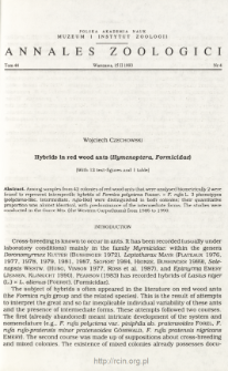 Hybrids in red wood ants (Hymenoptera, Formicidae)