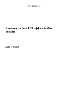 Rozmowy na Polach Elizejskich królów polskich