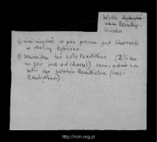 Rembielinek, now part of a town Chorzele. Files of Przasnysz district in the Middle Ages. Files of Historico-Geographical Dictionary of Masovia in the Middle Ages