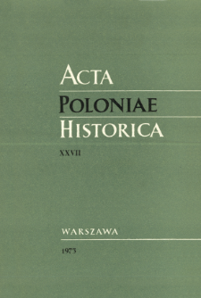 La démographie historique polonaise (XVIIe-XVIIIe siècle): sources, méthodes, résultats et perspectives