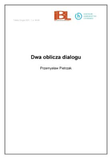 Dwa oblicza dialogu