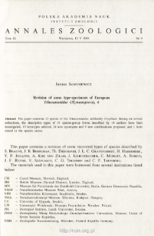 Revision of some type-specimens of European Ichneumonidae (Hymenoptera), 4