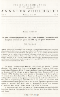 The genus Coleopterophagus BERLESE, 1882 (Acari, Astigmata, Canestriniidae) with descriptions of new seven species and with key for species determination