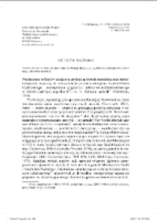 Urban Names of Cracow &mdash; the Past and the Present. A Research Project