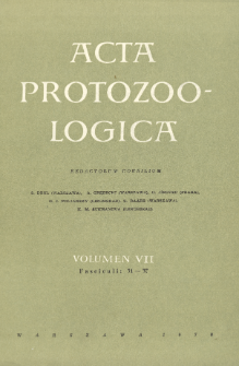 Acta Protozoologica, Vol. 7, Fasc. 31-37