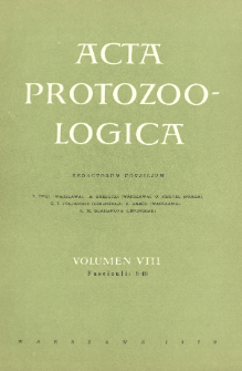 Acta Protozoologica, Vol. 8, Fasc. 8-18