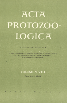 Acta Protozoologica, Vol. 8, Fasc. 19-26