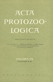 Acta Protozoologica, Vol. 9, Fasc. 9-14