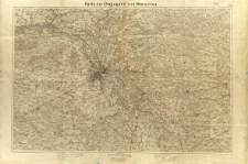 Karte der Umgegend von Warschau