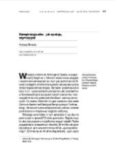 Wampirologia albo &ndash; jak się staje, czym się jest