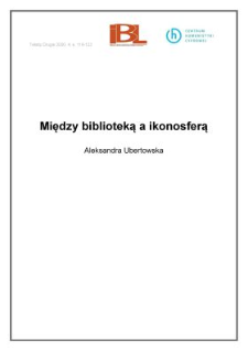 Między biblioteką a ikonosferą
