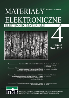 Spis treści. T. 43 Nr 4 [2015]