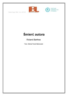 Śmierć autora