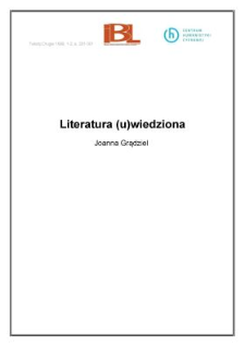 Literatura (u)wiedziona