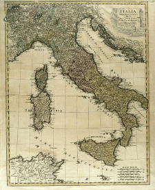 Italia in suos Status hodiernos divisa