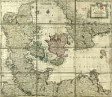 Daniae Regnum Cum Ducatu Holsatiae Et Slesvici, Nec Non Insulae Danicae, Et Iutia Cum Parte Scaniae
