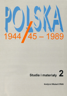 Polska 1944/45-1989 : studia i materiały 2 (1997), Recenzje