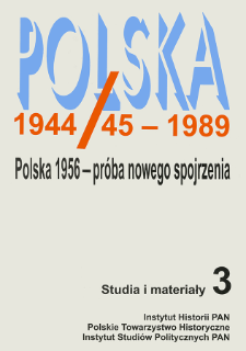 Stany Zjednoczone wobec polskiego Października 1956 roku