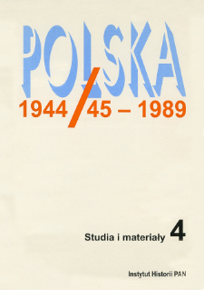 Dokumenty Wydziału Propagandy i Agitacji KC PZPR dotyczące problematyki sportowej jako źr&oacute;dło poznania rzeczywistości społecznej Polski lat 1949&ndash;1954