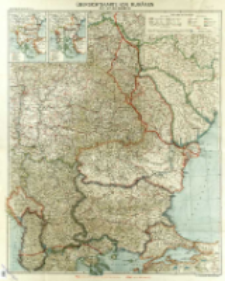 &Uuml;bersichtskarte von Rum&auml;nien und Nachbargebieten