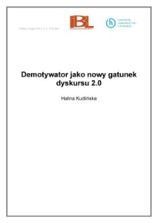 Demotywator jako nowy gatunek dyskursu 2.0