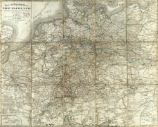 Post und Eisenbahn - Karte von Deutschland und den anliegenden Lændern