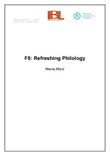 F5: Refreshing Philology