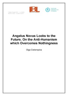 Angelus Novus Looks to the Future. On the Anti-Humanism which Overcomes Nothingness