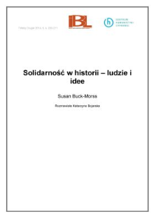 Solidarność w historii &ndash; ludzie i idee