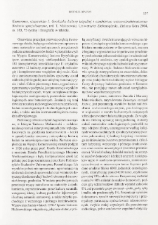 Komorowo, stanowisko 1. Grodzisko kultury łużyckiej i osadnictwo wczesnośredniowieczne. Badania specjalistyczne, red. T. Malinowski, Zielona G&oacute;ra 2004 : [recenzja]
