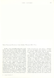 Czarni Kłobucy, Teresa Nagrodzka-Majchrzyk, Warszawa 1985 : [recenzja]