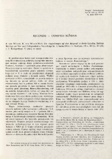 Die Ausgrabungen auf dem Burgwall in Berlin-Spandau, A. von M&uuml;ller, K. von M&uuml;ller-Muči, : [recenzja]