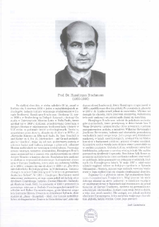 Prof. Dr. Hansj&uuml;rgen Brachmann (1938-1998)