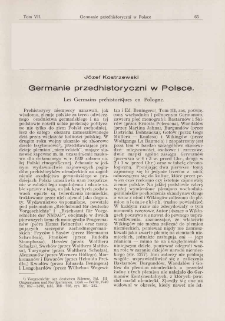 Germanie przedhistoryczni w Polsce