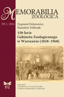 150-lecie Gabinetu Zoologicznego w Warszawie (1818&ndash;1968)