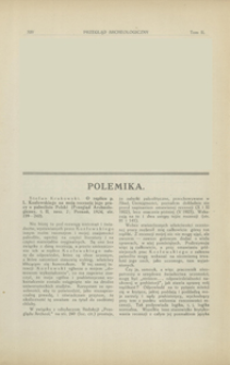 O replice p. L. Kozłowskiego na moją recenzję jego pracy o paleolicie Polski