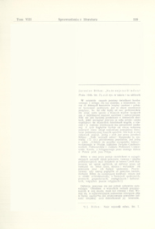 Przegląd Archeologiczny Vol. 8, Year 24, No 1 (1946), Reviews