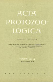 Acta Protozoologica, Vol. 10, Fasc. 1-5