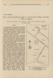 Prace ratowniczo-zabezpieczające na cmentarzysku kultury łużyckiej w Wołowie Śląskim