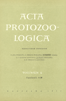 Acta Protozoologica, Vol. 10, Fasc. 6-10