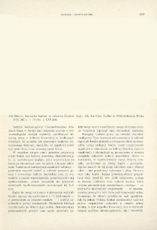 Knov&iacute;zska kultura ve středn&iacute;ch Čech&aacute;ch, Jiř&iacute; Hrala, Praha 1973 : [recenzja]