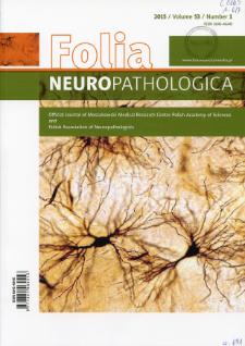Folia Neuropathologica : former Neuropatologia Polska Vol.53 (2015) nr 2