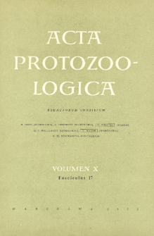 Acta Protozoologica, Vol. 10, Fasc. 17