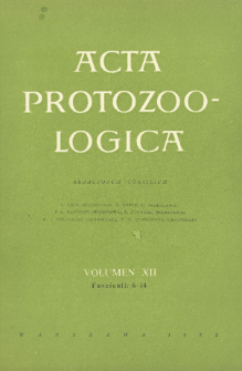 Acta Protozoologica, Vol. 12, Fasc. 6-14