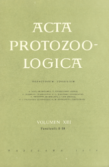 Acta Protozoologica, Vol. 13, Fasc. 1-10