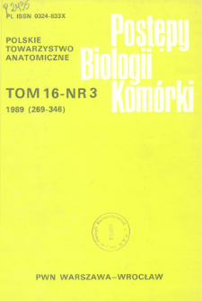 Postępy biologii komórki, Tom 16 nr 3, 1989