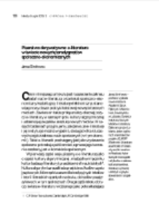 Pisarstwo derywatywne: e-literatura w świecie nowych paradygmat&oacute;w społeczno-ekonomicznych