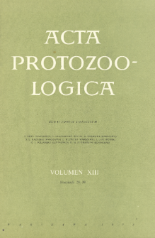 Acta Protozoologica, Vol. 13, Fasc. 28-39
