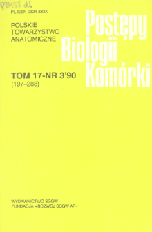 Postępy biologii komórki, Tom 17 nr 3, 1990