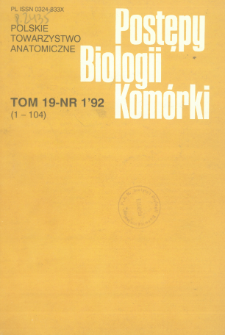 Postępy biologii komórki, Tom 19 nr 1, 1992